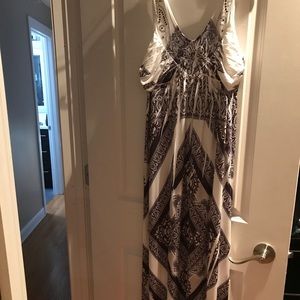 Black and White Maxi Dress